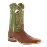 Justin Boots Austin 11" Square Toe - Mens 9 Brown Boot D