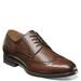 Florsheim Midtown Wing Tip Oxford - Mens 11 Brown Oxford E3