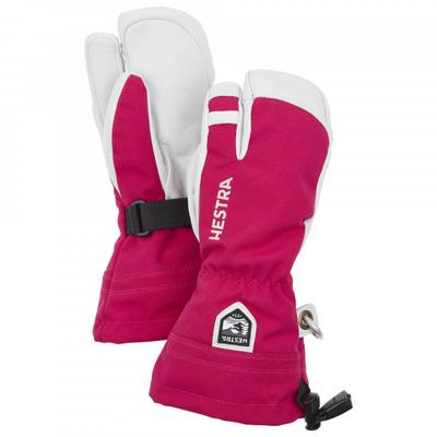 Hestra - Kid's Army Leather Heli Ski 3 Finger - Handschuhe Gr 3;4;5;6;7 blau;grau;rosa;schwarz