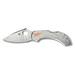 Spyderco C28PT Dragonfly Tattoo with Plain Edge Blade, Stainless Steel