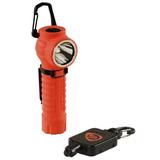 Streamlight 88832 Poly Tac LED Orange Flashlight with Gear Keeper screenshot. Camping & Hiking Gear directory of Sports Equipment & Outdoor Gear.