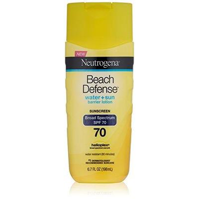 Neutrogena Beach Defense Sunscreen Lotion with Broad Spectrum SPF 70 Protection, 6.7 Ounce