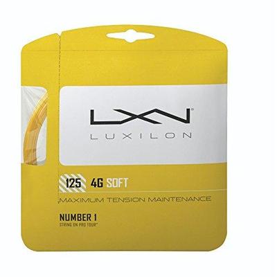 Wilson Luxilon 4G Soft String Luxilon Set - Gold/Gold, Size 125