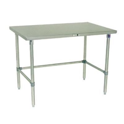 John Boos ST4-3036SBK 14-Gauge Stainless Steel-Top Work Table