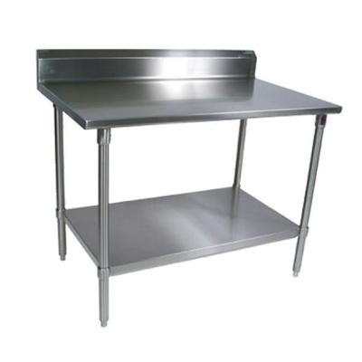 John Boos ST4R5-2436SSK 14-Gauge Stainless Steel-Top Work Table