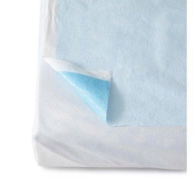 Medline NON24335 - Disposable Tissue/Poly Flat Stretcher Sheets,Blue,Not Applicable