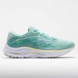 Mizuno Wave Rider 27 Women's Running Shoes Eggshell Blue/White