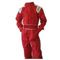 Kids/Children New Karting/Race Overall/Suits Polycoton Indoor & Outdoor (Red, 140)