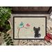 Caroline's Treasures Humboldt Christmas Presents Between Friends Chinese Crested Non-Slip Outdoor Door Mat Rubber | 18 W x 27 D in | Wayfair