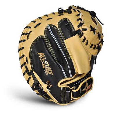 All Star Pro Elite CM3000 33.5" Baseball Catchers Mitt - Right Hand Throw Brown/Black