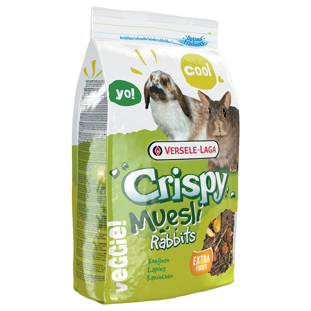 Versele-Laga Crispy Müsli per conigli - 5,5 kg (2 x 2,75 kg)
