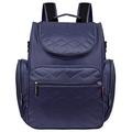 EGOGO Versatile Spacious Nappy Changing Bag Water-Resistant Baby Changing Bag Travel Baby Diaper Bag Backpack with Changing Mat E304-3 (Dark Blue)