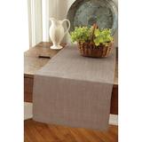 Heritage Lace Solid Color Table Runner Polyester in Gray | 16 D in | Wayfair FNW-1672GY