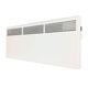 2000w "Nova Live S" White Electric Horizontal Panel Heater - 24hr/7 day programming, 2.0KW Convector Heater - 940mm(w) x 400mm(h)