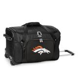 MOJO Black Denver Broncos 22" 2-Wheeled Duffel Bag