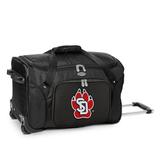 MOJO Black South Dakota Coyotes 22" 2-Wheeled Duffel Bag