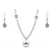 San Francisco Giants Crystals from Swarovski Baseball Necklace & Earrings