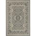 White 24 x 0.35 in Area Rug - Charlton Home® Charlton Home Floral Gray/Cream Area Rug | 24 W x 0.35 D in | Wayfair CHLH4986 32104277