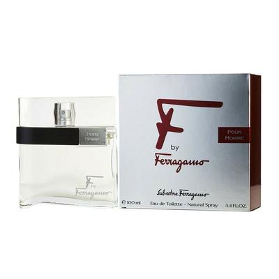 F By Ferragamo 3.4 oz Eau De Toilette for Men