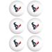 WinCraft Houston Texans 6-Pack Table Tennis Balls