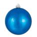 The Holiday Aisle® Holiday Décor Ball Ornament Plastic in Blue | 2.4 H x 2.4 W x 2.4 D in | Wayfair HLDY2035 32177179