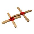 Le Chef Bamboo Trivet Bamboo in Brown/Red | 4.7 D in | Wayfair WA014