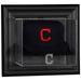 Cleveland Indians Black Framed Wall-Mounted Logo Cap Display Case