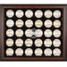 Houston Astros (2013-Present) Logo Brown Framed 30-Ball Display Case