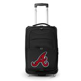 MOJO Black Atlanta Braves 21" Softside Rolling Carry-On Suitcase