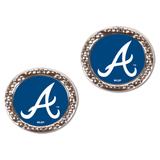 Women's WinCraft Atlanta Braves Round Post Earrings
