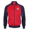 Arsenal FC Official Football Gift Mens Retro Track Top Jacket Red 3XL