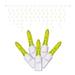 The Holiday Aisle® Single Mold M5 Icicle Christmas Twinkle light set in Green | 8 H x 1 W x 108 D in | Wayfair HLDY3745 32575771