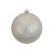 The Holiday Aisle® Holiday Décor Ball Ornament Plastic in Gray/Yellow | Wayfair HLDY4016 32576400