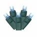 The Holiday Aisle® Single Mold Wide Angle LED Christmas light set 6"x50'L in Green/Blue | 1.5 H x 600 W x 0.25 D in | Wayfair HLDY3016 32574305