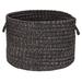 Loon Peak® Abey Utility Wool Basket in Black | 18 W x 14 D in | Wayfair LOON6694 32439360