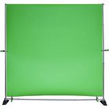 Pro Cyc GS80 Portable Vinyl Background with Stand (Chroma Green, 80 x 80") GS80