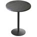 Holland Bar Stool Dicle Bar Outdoor Table Wood/Metal in Gray/White/Black | 42 H x 36 W x 36 D in | Wayfair OD214-2242BWOD36RChar