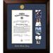 Patriot Frames Navy Certificate Legacy Picture Frame 22.0 H x 18.0 W x 1.5 D in blue/brownWood in Gold | 9" x 14" | Wayfair NACLG001S9x14