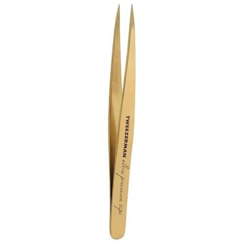 Tweezerman - Ultra Precision Point Tweezer - Spitz, Gold Pinzette 1 ct