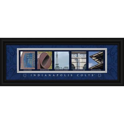 Indianapolis Colts Framed Letter Art