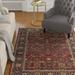 Blue/Navy 118 x 0.28 in Area Rug - Darby Home Co Cloverfield Rust/Navy Area Rug Wool, Crystal | 118 W x 0.28 D in | Wayfair