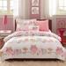 Redwood Rover Aaru Owl Comforter Set w/ Bed Sheets, Microfiber in White | Twin Comforter + 3 Pillows + 2 Sheets | Wayfair