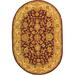 Yellow 90 x 0.63 in Area Rug - Charlton Home® Dunbar Oriental Hand-Tufted Wool Red/Gold Area Rug Wool | 90 W x 0.63 D in | Wayfair