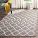 White 66 x 0.25 in Area Rug - Alcott Hill® Fullerton Geometric Hand Hooked Cotton Grey/Ivory Area Rug Cotton | 66 W x 0.25 D in | Wayfair