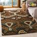 Brown 120 x 96 x 0.75 in Area Rug - World Menagerie Massira Hand-Knotted Area Rug Wool/Jute & Sisal | 120 H x 96 W x 0.75 D in | Wayfair