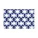 Brayden Studio® Blane Geometric Print Fleece Throw Microfiber/Fleece/Microfiber/Fleece in Blue | 60" L x 50" W | Wayfair BRYS4028 32815727