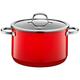 Silit "Passion High Casserole with Lid, Red, 24 cm