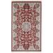 White 36 x 0.33 in Indoor Area Rug - Astoria Grand Jackson Oriental Burgundy Area Rug Polypropylene | 36 W x 0.33 D in | Wayfair ASTG4230 33112140