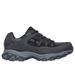 Skechers Men's Work Relaxed Fit: Cankton ST Sneaker | Size 8.0 Wide | Black/Charcoal | Leather/Synthetic/Textile