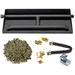 Tretco Fire Pit Propane Gas Dual Burner Pan Kit, Stainless Steel | 20.5 H x 6.5 W x 20.5 D in | Wayfair OB2-BK2-24-LP